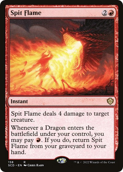 Spit Flame (Commander 2022 Starter Decks) Light Play