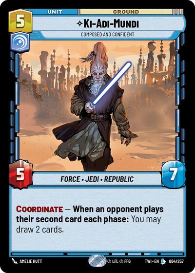 Ki-Adi-Mundi Composed and Confident (Twilight of the Republic) Near Mint Foil
