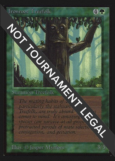 Ironroot Treefolk (CE) (Collector's Edition) Medium Play