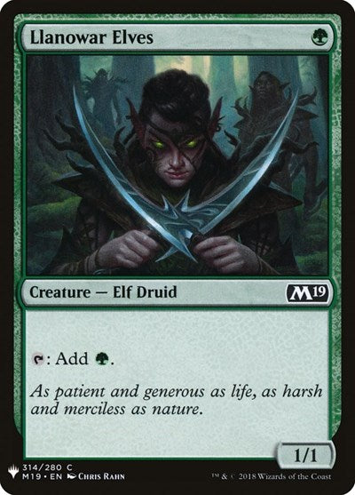 Llanowar Elves (Mystery Booster) Near Mint
