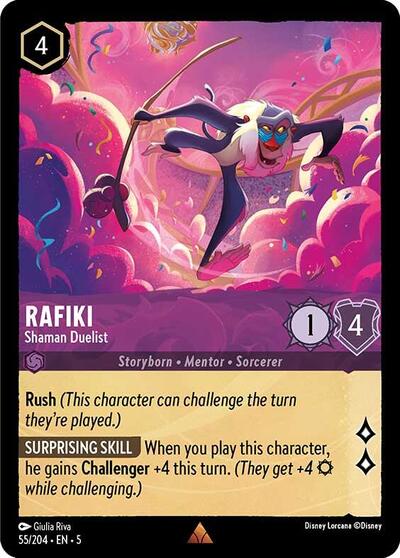 Rafiki - Shaman Duelist (Shimmering Skies) Near Mint