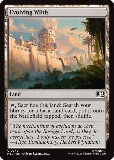 Evolving Wilds (Commander: Marvel Super Heroes) Near Mint