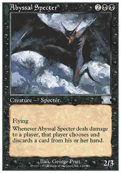 Abyssal Specter (Classic 6th Edition) Medium Play