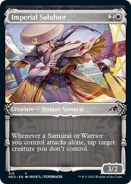 Imperial Subduer (Showcase) (Kamigawa: Neon Dynasty) Near Mint Foil