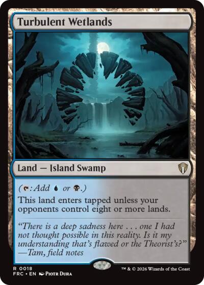 Turbulent Wetlands (Commander: Reality Fracture) Near Mint