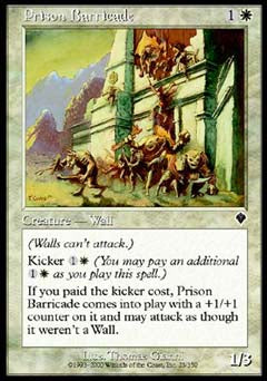 Prison Barricade (Invasion) Medium Play Foil