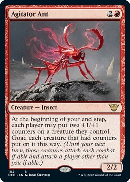 Agitator Ant (Commander: Kamigawa: Neon Dynasty) Light Play