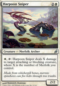 Harpoon Sniper (Lorwyn) Light Play Foil