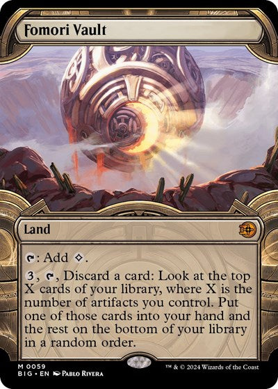 Fomori Vault (Showcase) (Outlaws of Thunder Junction: The Big Score) Light Play Foil