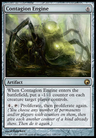 Contagion Engine (Scars of Mirrodin) Light Play Foil