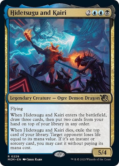 Hidetsugu and Kairi (March of the Machine) Near Mint Foil