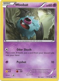 Woobat (XY - BREAKthrough) Light Play Reverse Holofoil