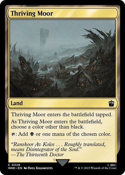 Thriving Moor (Universes Beyond: Doctor Who) Near Mint Foil