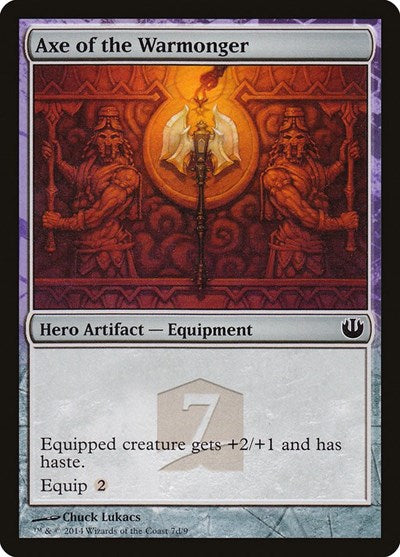 Axe of the Warmonger (Promos: Hero's Path) Medium Play