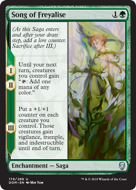 Song of Freyalise (Dominaria) Light Play