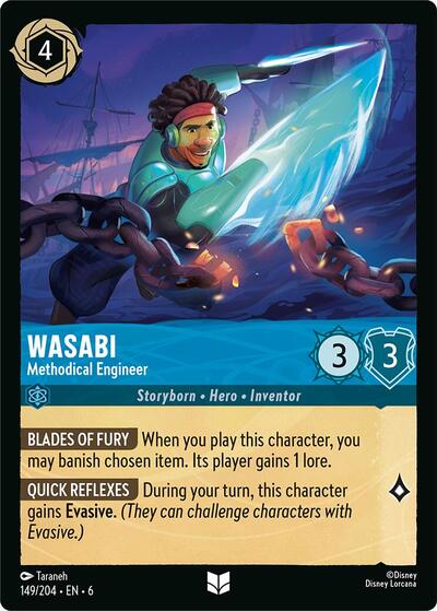 Wasabi - Methodical Engineer (Azurite Sea) Near Mint Cold Foil