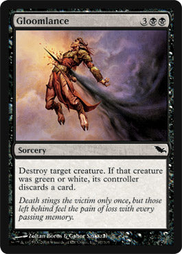 Gloomlance (Shadowmoor) Light Play Foil