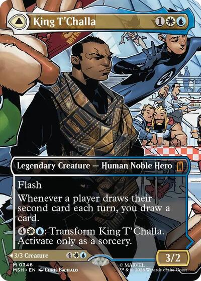 King T'Challa (Borderless) (0346) (Marvel Super Heroes) Near Mint