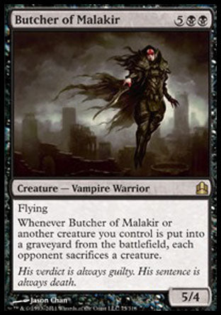 Butcher of Malakir (Commander) Light Play