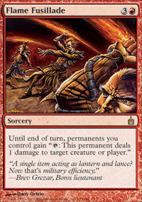 Flame Fusillade (Ravnica) Damaged / Poor