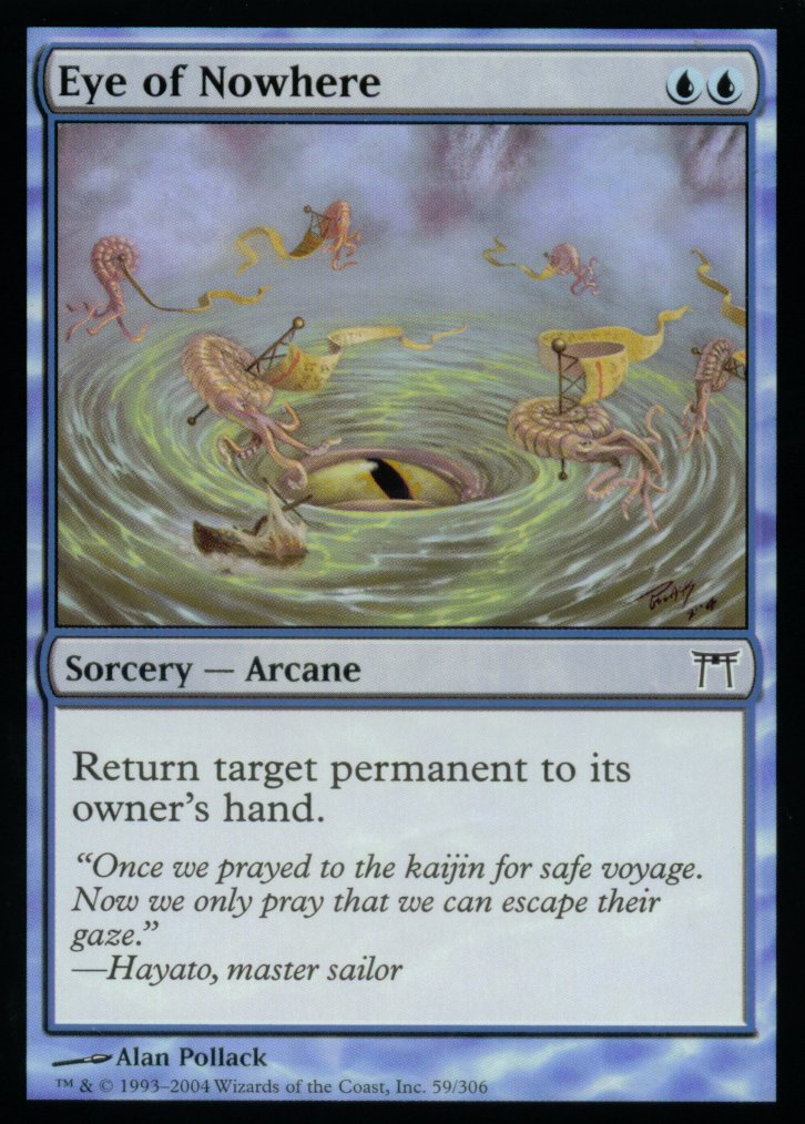 Eye of Nowhere (Champions of Kamigawa) Light Play Foil