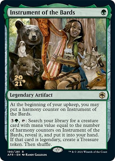 Instrument of the Bards (Promos: Prerelease Cards) Light Play Foil