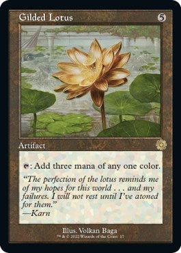 Gilded Lotus (The Brothers' War: Retro Frame Artifacts) Light Play Foil