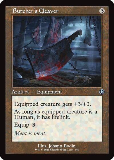 Butcher's Cleaver (Retro Frame) (Innistrad Remastered) Near Mint