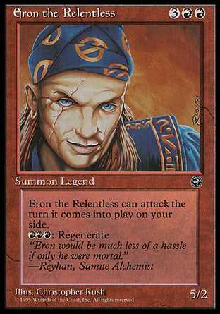 Eron the Relentless (Homelands) Heavy Play