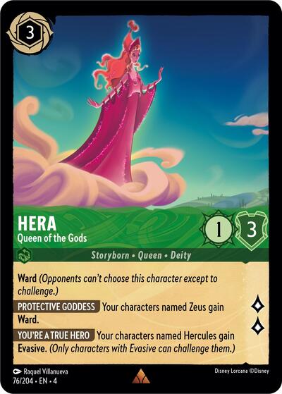 Hera - Queen of the Gods (Ursula's Return) Near Mint Cold Foil