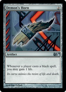 Demon's Horn (Magic 2010 Core Set) Medium Play