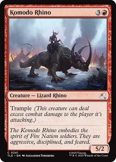 Komodo Rhino (Avatar: The Last Airbender: Eternal-Legal) Near Mint