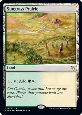 Sungrass Prairie (Commander 2019) Light Play