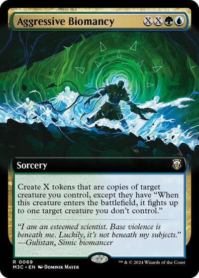 Aggressive Biomancy (Extended Art) (Commander: Modern Horizons 3) Near Mint