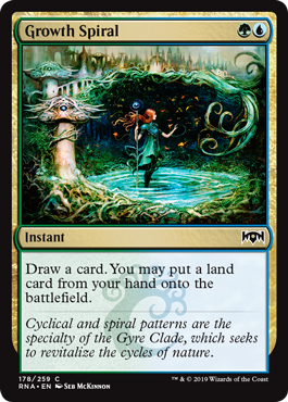 Growth Spiral (Ravnica Allegiance) Medium Play