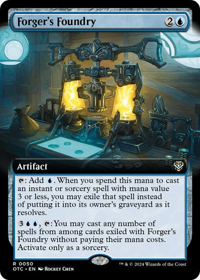 Forger's Foundry (Extended Art) (Commander: Outlaws of Thunder Junction) Near Mint Foil