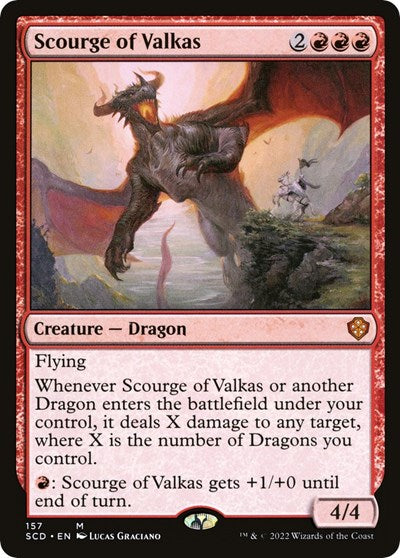 Scourge of Valkas (Commander 2022 Starter Decks) Near Mint