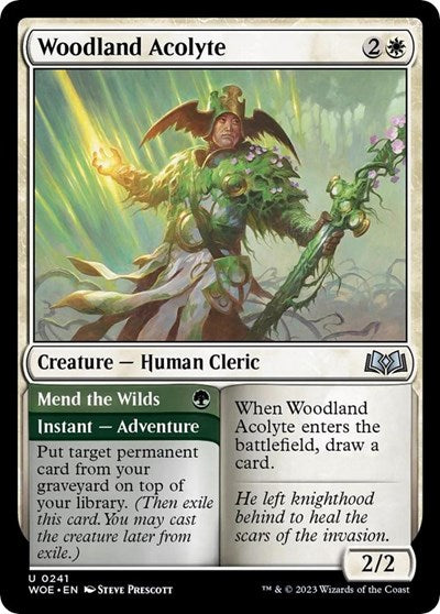 Woodland Acolyte (Wilds of Eldraine) Near Mint