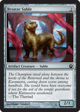 Bronze Sable (Theros) Medium Play Foil