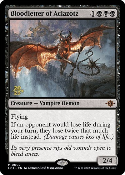 Bloodletter of Aclazotz (Promos: Prerelease Cards) Light Play Foil