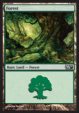 Forest (249) (Magic 2011 Core Set) Medium Play