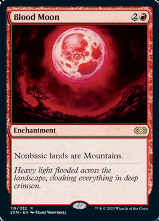 Blood Moon (Double Masters) Light Play Foil