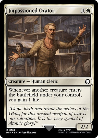 Impassioned Orator (Universes Beyond: Fallout) Light Play Foil