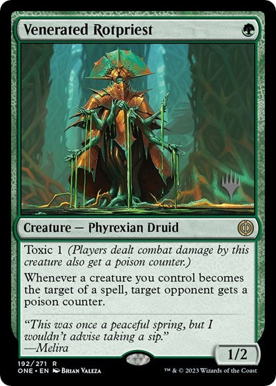 Venerated Rotpriest (Promo Pack: Phyrexia: All Will Be One) Near Mint