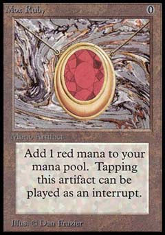 Mox Ruby (Beta) Damaged / Poor