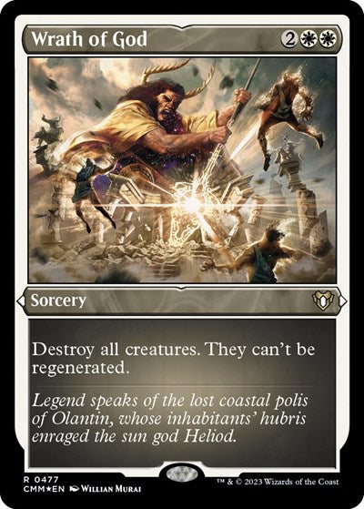 Wrath of God (Foil Etched) (Commander Masters) Near Mint Foil