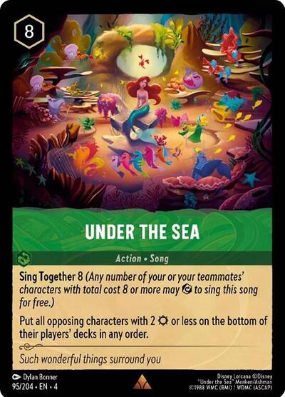 Under the Sea (Ursula's Return) Near Mint Cold Foil