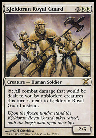 Kjeldoran Royal Guard (10th Edition) Light Play
