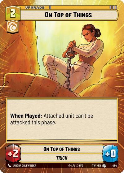 On Top of Things (Hyperspace) (Twilight of the Republic) Near Mint Foil