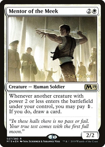 Mentor of the Meek (Promos: Prerelease Cards) Near Mint Foil